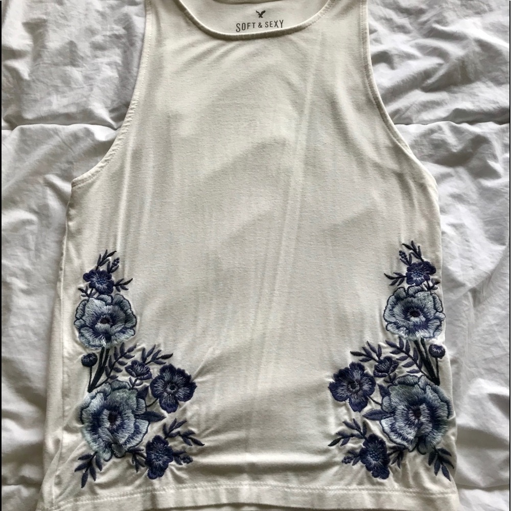 American Eagle High Neck Tank